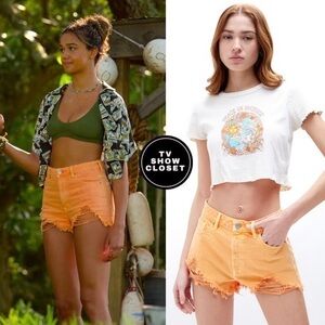 PACSUN HIGH RISE FESTIVAL SHORTS